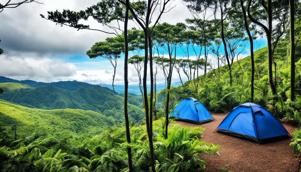 Tanawin sa Gulod camping site with scenic views in Tagaytay